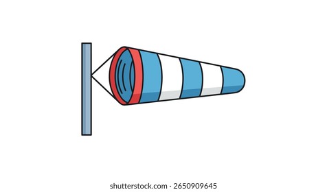 Indicador de cone de windsock industrial para aplicações de aviação e monitoramento do tempo