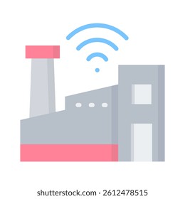 Industry 4 Icon Element for Design