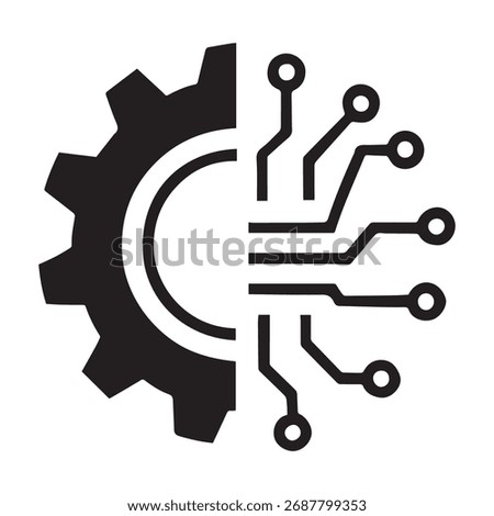 Industry 4.0 Abstract Technology Logo