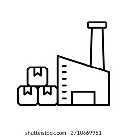 Industrie 4.0-Symbol auf weißem Hintergrund, Vektorgrafik