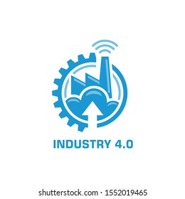 Industry 4.0 Manufacturing Revolution Concept Vector Illustration