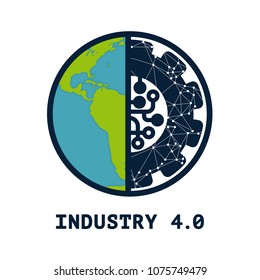 Industry 4.0  Vector illustration EPS10.