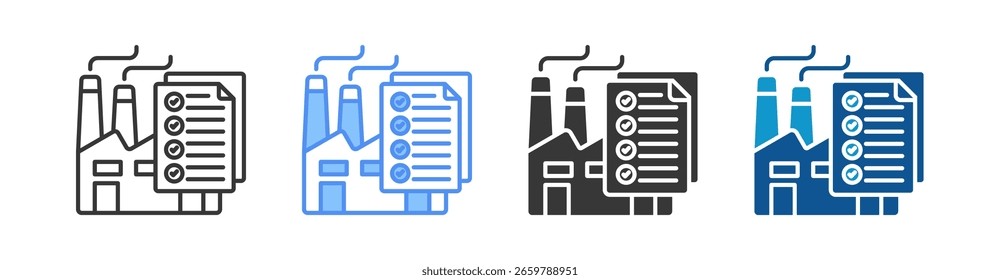Informe de análisis de la industria Conjunto de iconos multiestilo colección