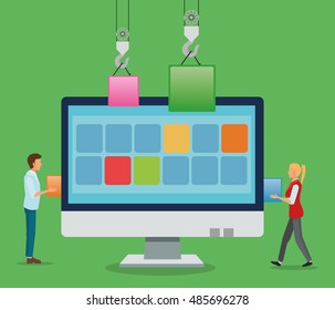 Industry app and construction design