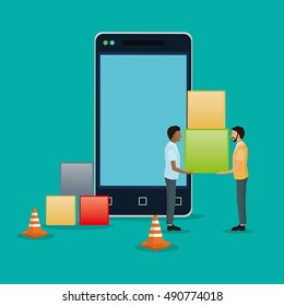 Industry app and construction design
