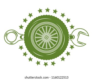 industry automotive wheel car wrench tool stars