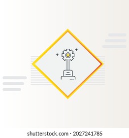 INDUSTRY AWARDS ICON VECTOR DESIGN