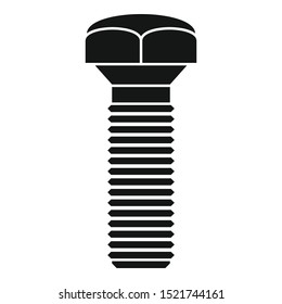 Industry bolt icon. Simple illustration of industry bolt vector icon for web design isolated on white background