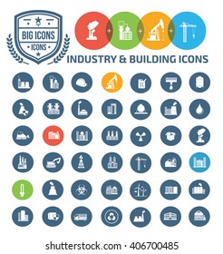 Industry and building icons,vector
