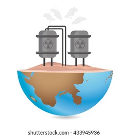 Industry concept design on white background,vector