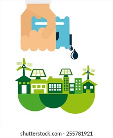 industry concept design, vector illustration eps10 graphic 