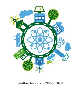 industry concept design, vector illustration eps10 graphic 
