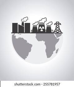 industry concept design, vector illustration eps10 graphic 