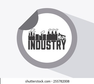 industry concept design, vector illustration eps10 graphic 