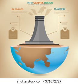 Industry concept design,info graphic,vector