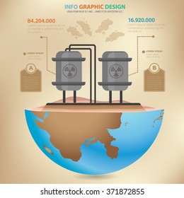 Industry concept design,info graphic,vector
