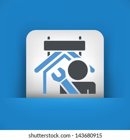 Industry concept icon illustration