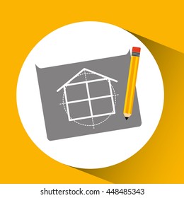 industry construction car in icon vector illustration