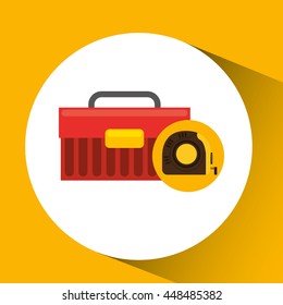 industry construction car in icon vector illustration