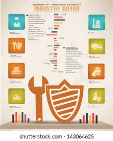 Industry and construction graphic design,vector