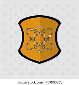 Industry design. Factory icon. Flat illustration