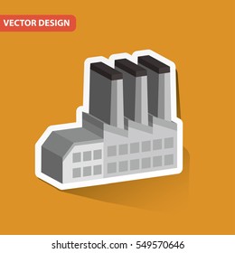 Industry design on clean background,clean vector