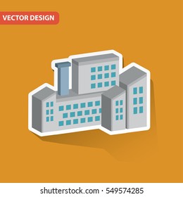 Industry design on clean background,clean vector