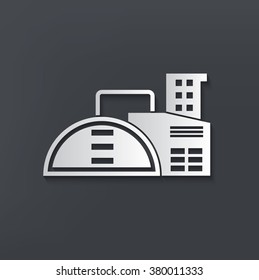 Industry design on clean background,vector