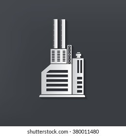 Industry design on clean background,vector