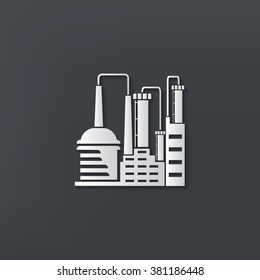 Industry design on clean background,vector
