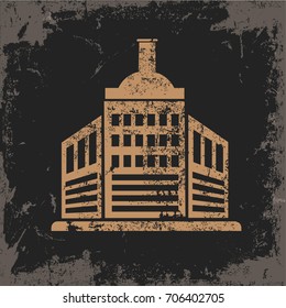Industry design on grunge background,vector