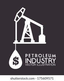 industry design over black   background vector illustration 