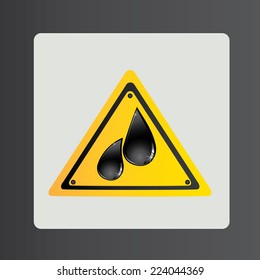 Industry design over black background, vector illustration