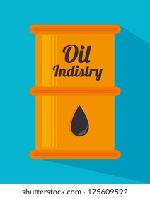 industry design over blue  background vector illustration 