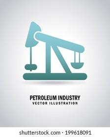 Industry design over gray background, vector illustration