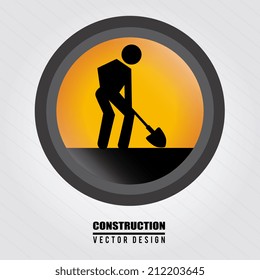 Industry design over gray background, vector illustration