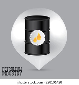 Industry design over gray background, vector illustration