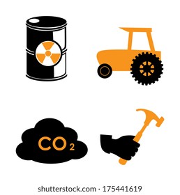 industry design over  white  background vector illustration 
