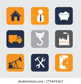 industry design over  white  background vector illustration 