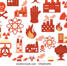 Industry design over white background, vector illustration