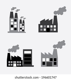 Industry design over white background, vector illustration