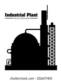 Industry design over white background, vector illustration