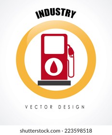 Industry design over white background, vector illustration 