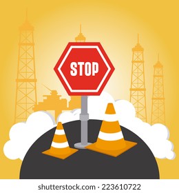 Industry design over white background, vector illustration Industry design over white background, vector illustration