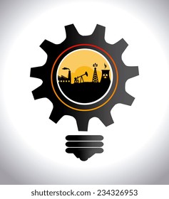 Industry design over white background, vector illustration