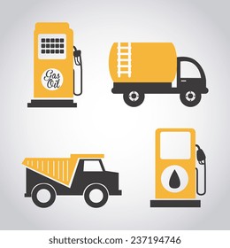Industry design over white background, vector illustration