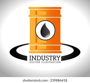 Industry design over white background, vector illustration.