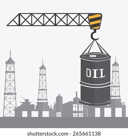 Industry design over white background, vector illustration.