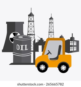 Industry design over white background, vector illustration.