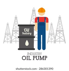 Industry design over white background, vector illustration.